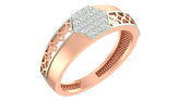 18K Gold & Diamond Ring For Men KRA60289
